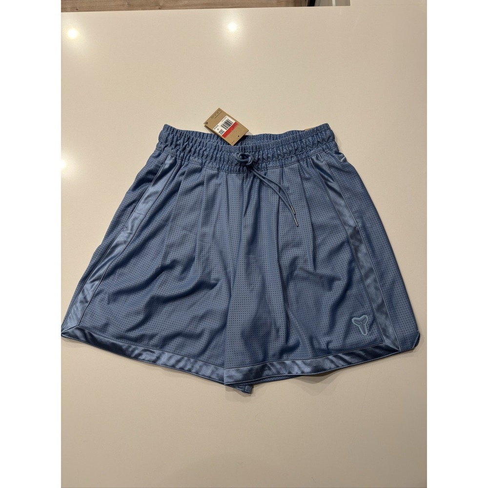 Nike Kobe Basketball Shorts Women L Blue Dri-FIT Mid Thigh IF4808-486